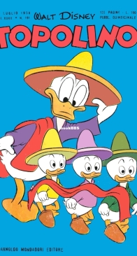 Topolino 0191 - Mondadori 1958 - Italian
