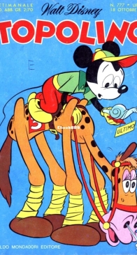 Topolino 0777 - Mondadori 1970 - Italian