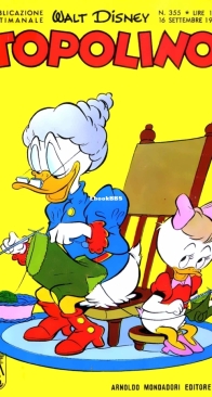 Topolino 0355 - Mondadori 1962 - Italian