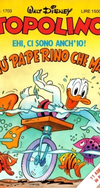 Topolino 1703 - Mondadori 1988 - Italian