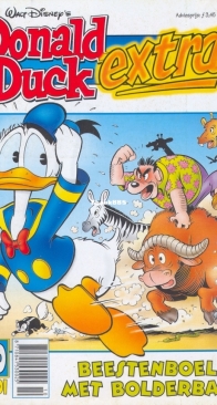 Donald Duck Extra - Beestelboel Met Bolderbast - Issue 10 - De Geïllustreerde Pers B.V. 2001 - Dutch