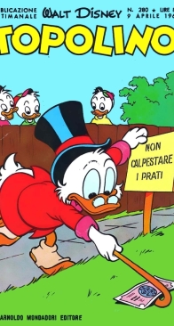 Topolino 0280 - Mondadori 1961 - Italian