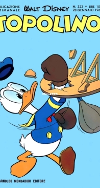 Topolino 0322 - Mondadori 1961 - Italian