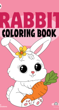Rabbit - Coloring Book - Monkey Pen - English