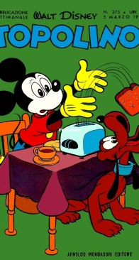 Topolino 0275 - Mondadori 1961 - Italian