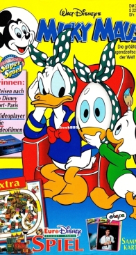 Micky Maus 1992-17 - Ehapa - German