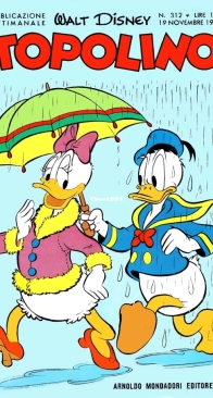 Topolino 0312 - Mondadori 1961 - Italian