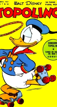 Topolino 0034 - Mondadori 1951 - Italian