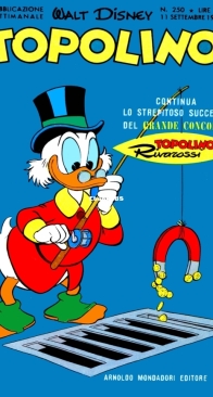 Topolino 0250 - Mondadori 1960 - Italian