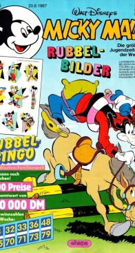 Micky Maus 1987-35 - Ehapa - German