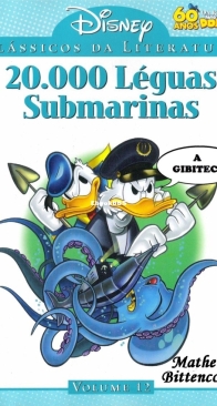 Clássicos Da Literatura Disney 12 - 20.000 Léguas Submarinas - Abril 2010 -  Brazilian Portuguese
