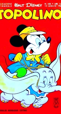 Topolino 0450 - Mondadori 1964 - Italian