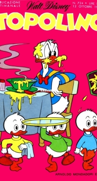 Topolino 0724 - Mondadori 1969 - Italian