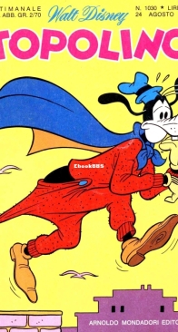 Topolino 1030 - Mondadori 1975 - Italian