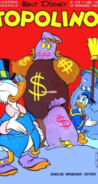 Topolino 0478 - Mondadori 1965 - Italian