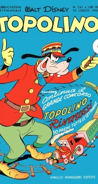 Topolino 0241 - Mondadori 1960 - Italian