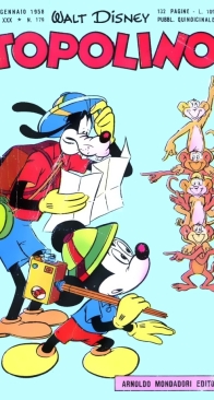 Topolino 0179 - Mondadori 1958 - Italian