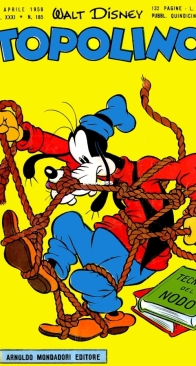 Topolino 0185 - Mondadori 1958 - Italian