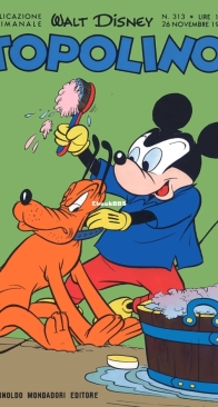 Topolino 0313 - Mondadori 1961 - Italian