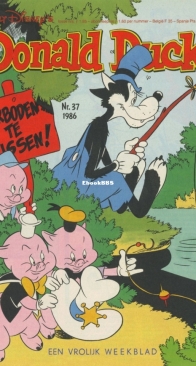 Donald Duck - Dutch Weekblad - Issue 37 - 1986 - Dutch