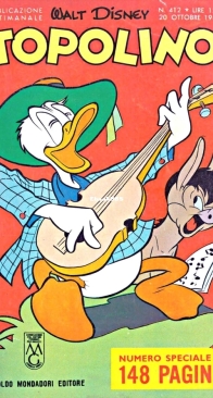 Topolino 0412 - Mondadori 1963 - Italian