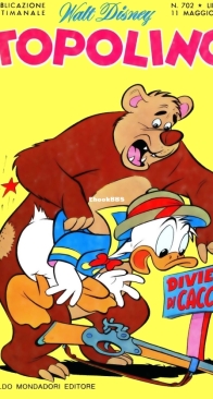 Topolino 0702 - Mondadori 1969 - Italian