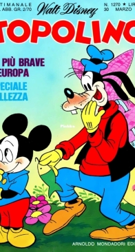 Topolino 1270 - Mondadori 1980 - Italian