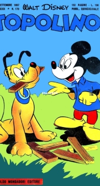 Topolino 0170 - Mondadori 1957 - Italian