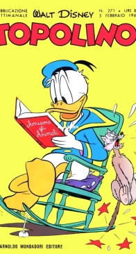 Topolino 0271 - Mondadori 1961 - Italian