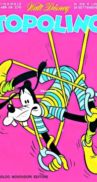Topolino 0878 - Mondadori 1972 - Italian