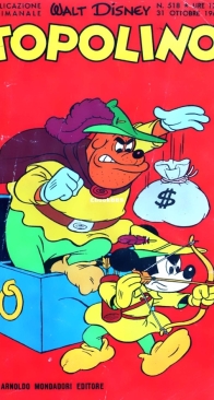 Topolino 0518 - Mondadori 1965 - Italian