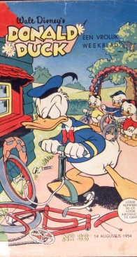 Donald Duck - Dutch Weekblad - Issue 33 - 1954 - Dutch