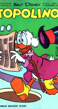 Topolino 0510 - Mondadori 1965 - Italian