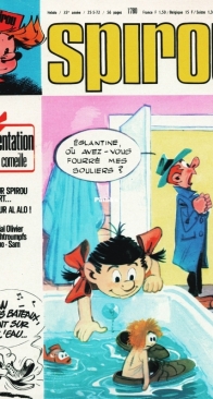 Le Journal de Spirou 1780 - Dupuis 1972 - French