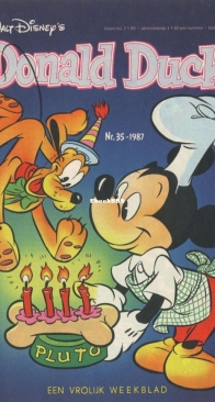 Donald Duck - Dutch Weekblad - Issue 35 - 1987 - Dutch