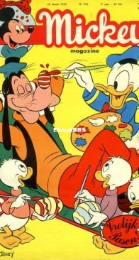 Mickey Magazine 442 - N.V. Uitgaven Pont-Levis 1959 - Dutch
