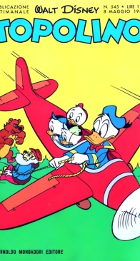 Topolino 0545 - Mondadori 1966 - Italian