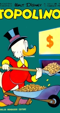 Topolino 0324 - Mondadori 1961 - Italian
