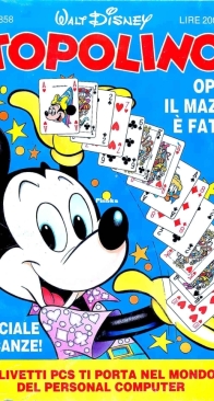 Topolino 1858 - Mondadori 1991 - Italian