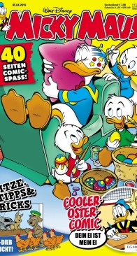 Micky Maus 2019-08 - Ehapa - German