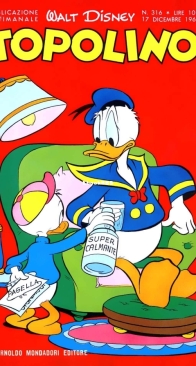Topolino 0316 - Mondadori 1961 - Italian