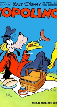 Topolino 0204 - Mondadori 1959 - Italian