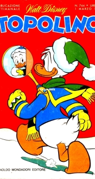 Topolino 0744 - Mondadori 1970 - Italian