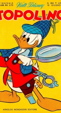 Topolino 0864 - Mondadori 1972 - Italian