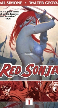 Red Sonja v1 Queen of Plagues (of 3) - Dynamite 2014 - Gail Simone - English