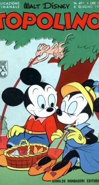 Topolino 0497 - Mondadori 1965 - Italian