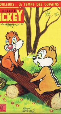 Le Journal de Mickey 0551 - Hachette 1962 - French