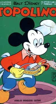 Topolino 0479-480 - Mondadori 1965 - Italian