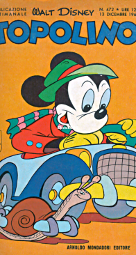 Topolino 0472 - Mondadori 1964 - Italian
