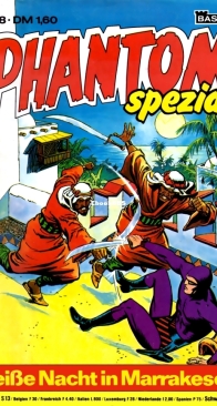 Phantom Spezial 08 - Heiße Nacht in Marrakesch - Bastei 1980 - German